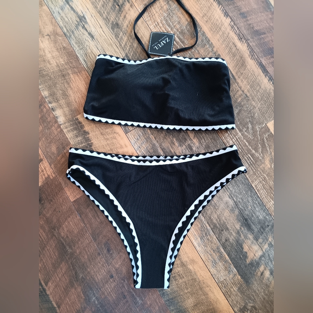 Nwt Size XL ZAFUL Black Bikini Set